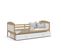 Lit Enfant Mateo 90x190 Pin - Blanc Livré Avec Sommiers, Tiroir Et Matelas En Mousse De 7cm