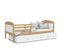 Lit Gigogne Mateo 90x190 Pin - Blanc Livré Avec Sommiers, Tiroir Et Matelas En Mousse De 7cm