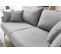 Canapé 3 places convertible MIA Tissu gris clair