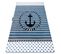 Tapis Petit Marine Ancre Mer Bleu 160x220 Cm