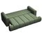 Canapé Convertible Trois Places Dandelino Tissu Chenille Vert