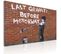 Tableau "dernier Graffiti Avant L'autoroute - Banksy" 40x60cm