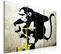 Tableau Imprimé "monkey Tnt Detonator - Banksy" 60 X 90 Cm