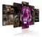 Tableau Imprimé "purple King" 100 X 200 Cm