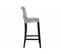 Chaise De Bar Jackson 100, 40x47x107 Cm En Tissu - Gris