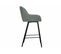 Chaise De Bar Jackson 102 En Tissu 50x55x103 Cm - Gris