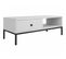 Table Basse Comfivo U102, Blanc, 35x50x90cm, Stratifié, D'angle