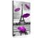 Tableau Imprimé "paris : Purple Umbrellas" 60x120cm
