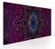 Tableau Imprimé "purple Mandala" 45 X 135 Cm