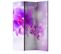 Paravent 3 Volets "purple Orchids" 135x172cm