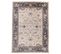 Tapis Salon Classique Beige Crème Gris Fleuri Fin 300x400 Colorado