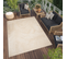 Tapis Extérieur Intérieur Beige Crème Palmier 3d 200 X 300 Cm Viera