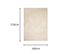 Tapis Extérieur Intérieur Beige Crème Palmier 3d 200 X 300 Cm Viera