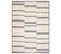 Tapis Extérieur Intérieur Beige Gris Rayures 3d 80 X 150 Cm Viera