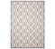 Tapis Extérieur Intérieur Gris Beige 3d Ikat Boucle 80 X 150 Cm Viera