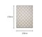 Tapis Extérieur Intérieur Gris Beige 3d Ikat Boucle 120 X 170 Cm Viera