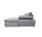 Canapé d'angle convertible méridienne gauche ARGOS tissu aston 16 gray