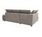 Canapé d'angle convertible COLBY coloris stone gauche