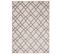 Tapis Extérieur Intérieur Gris Beige Rayures 80x150 cm