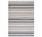 Tapis Extérieur Intérieur Bleu Beige Gris Rayures 120x170 cm