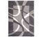 Tapis Salon Rectangle Gris Crème Abstrait Poil Court Dream 250x350