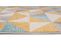 Tapis Salon Chambre Gris Bleu Crème Jaune Mosaïque 160 X 220 Cm Lazur