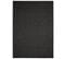 Tapis Salon Bouclé Noir Uni Moderne Moucheté 80x150 cm Nizza