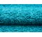 Tapis Salon Turquoise Unicolore Poil Long Shaggy Moelleux 240 X 330 Cm