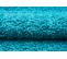 Tapis Salon Turquoise Unicolore Poil Long Shaggy Moelleux 300 X 400 Cm