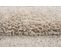 Tapis Carré Beige Foncé Moelleux Poil Long Shaggy 160 X 160 Cm