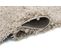 Tapis Carré Beige Foncé Moelleux Poil Long Shaggy 160 X 160 Cm