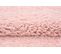 Tapis Carré Rose Unicolore Moelleux Poil Long Shaggy 120 X 120 Cm