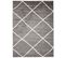 Tapis Séjour Gris Blanc Losanges Moelleux Epais 200x290