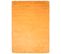 Tapis Salon Chambre Antidérapant Bébé Orange Uni Shaggy Super Doux 80x150 cm