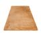 Tapis Salon Chambre Antidérapant Bébé Beige Uni Shaggy Super Doux Doux 80x150 cm