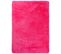 Tapis Salon Chambre Antidérapant Bébé Rose Fuchsia Uni Shaggy Super Doux Doux 120x170 cm