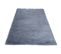 Tapis Salon Chambre Antidérapant Bébé Gris Uni Shaggy Super Doux Doux 80x150 cm