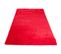 Tapis Salon Chambre Antidérapant Bébé Rouge Uni Shaggy Super Doux Doux 160x230 cm