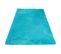 Tapis Salon Chambre Antidérapant Bébé Turquoise Uni Shaggy Super Doux Doux 160x230 cm