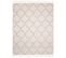 Tapis Extérieur Intérieur Beige Crème Treillis Franges Effet 3d Boucle 160x220 cm