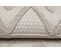 Tapis Extérieur Intérieur Crème Beige Ethnique Franges Effet 3d Boucle 120x170 cm