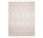 Tapis Extérieur Intérieur Crème Beige Ethnique Franges Effet 3d Boucle 120x170 cm