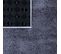 Tapis Shaggy Antidérapant Lavable Anthracite Uni Salon Moelleux 80x150