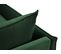 Fauteuil "agate", 1 Place, Vert Bouteille, Velours