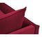 Fauteuil "agate", 1 Place, Rouge, Velours