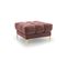 Pouf "mamaia", 1 Place, Rose, Velours