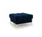 Pouf "mamaia", 1 Place, Bleu Roi, Velours