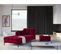 Pouf "mamaia", 1 Place, Rouge, Velours