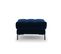 Pouf "mamaia", 1 Place, Bleu Roi, Velours