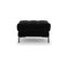 Pouf "mamaia", 1 Place, Noir, Velours